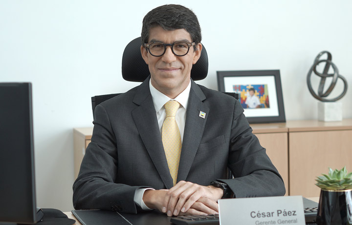 César Páez, gerente general de Fiduciaria La Nacional